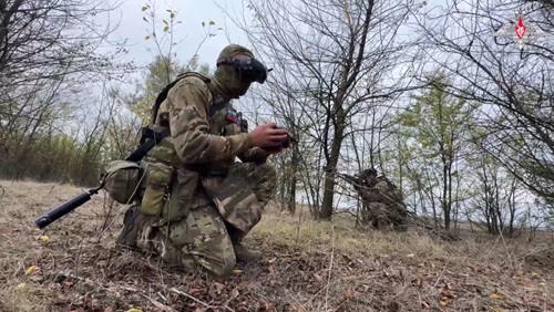 Скриншот кадра видео Минобороны России